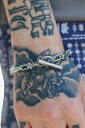 楽天GEKIROCK CLOTHINGSubciety （サブサエティ） LINK CHAIN BRACELET SILVER