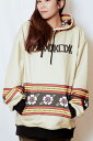 ANIMALIA (アニマリア) ATTERNED ALL OVER HOODIE : Vintage Flowers BEIGE