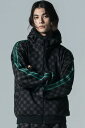 glamb (グラム) Monogram Hooded Jersey / モノグラムフーデッドジャージ Black