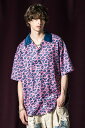 glamb (グラム) Leopard Bowling Shirts / レオパードボウリングシャツ Pink