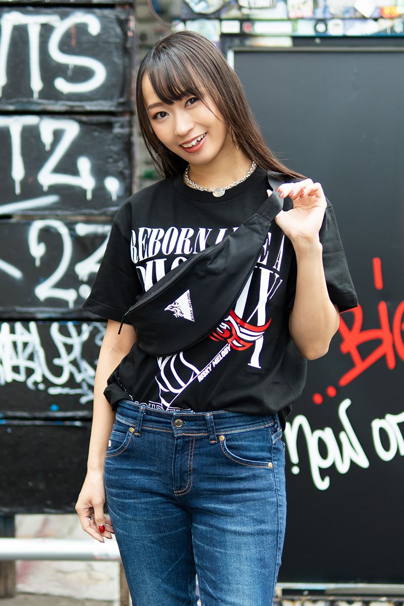 Risky Melody×RIP DESIGN WORXX×GEKIROCK CLOTHING コラボ ウエストバッグ