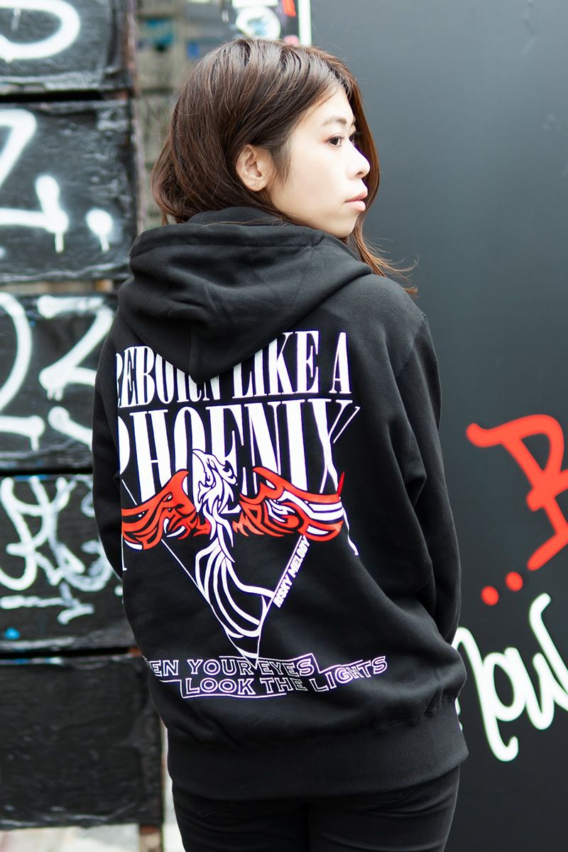 Risky Melody×RIP DESIGN WORXX×GEKIROCK CLOTHING コラボ ジップパーカー