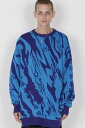 VIRGOwearworks (@SEFA[NX) LIGHTNING KANJI KNIT BLU~PUR