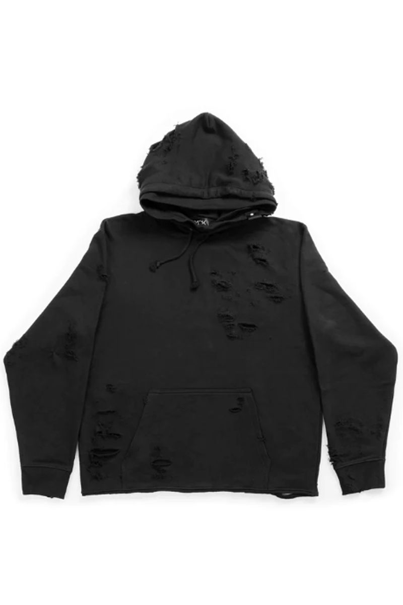 BLXCK Tokyo(ubNg[L[)@Extra Damaged Hoodie (Black)