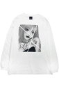 FACT101 (ファクトイチマルイチ) 『歪んだ蝶々』ロングTシャツ White