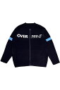 over print (オーバープリント) KNIT BLOUSON (BLACK)