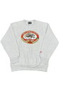 LONELY論理#28 13oz HEAVYWEIGHT "AKA LABEL" CREW NECK HEATHER GRAY