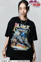 ジョジョの奇妙な冒険xglamb(グラム) Jonathan Joestar T-shirts / ジョナサンジョースターTシャツ BLACK