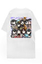 chuLa × scene tokyo コラボ・Tシャツ WHITE プリントPURPLE