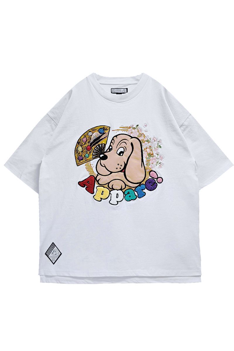 Appare!×GALFY×GEKIROCK CLOTHING コラボ・Tシャツ WHITE