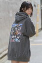 chuLa × scene tokyo コラボ・パーカー BLUE