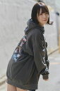 chuLa × scene tokyo コラボ・パーカー RED