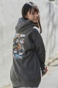 chuLa × scene tokyo コラボ・パーカー WHITE