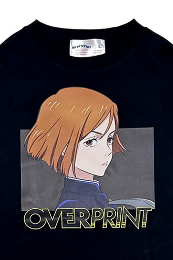 呪術廻戦×over print (オーバープリント) sweatshirts like L/S Tee 釘崎野薔薇
