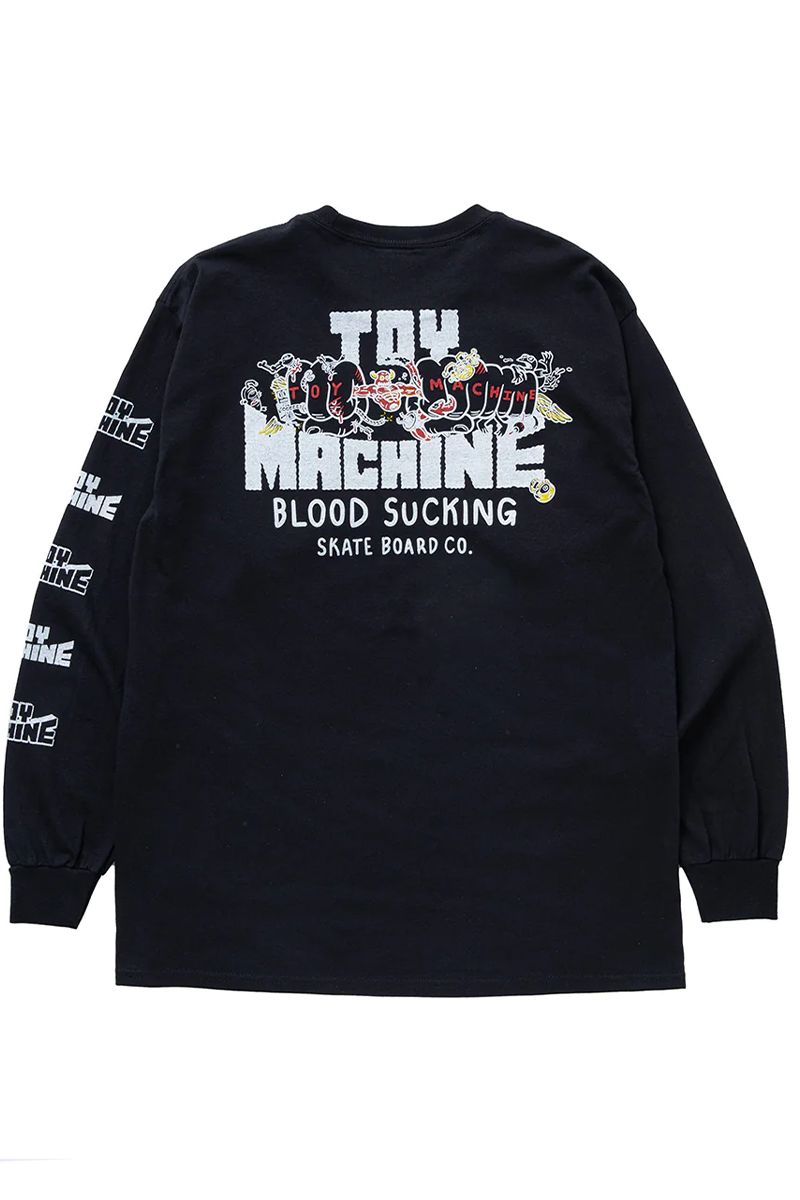 TOY MACHINE (トイマシーン) LIVING TOY - FIST LONG TEE BLACK