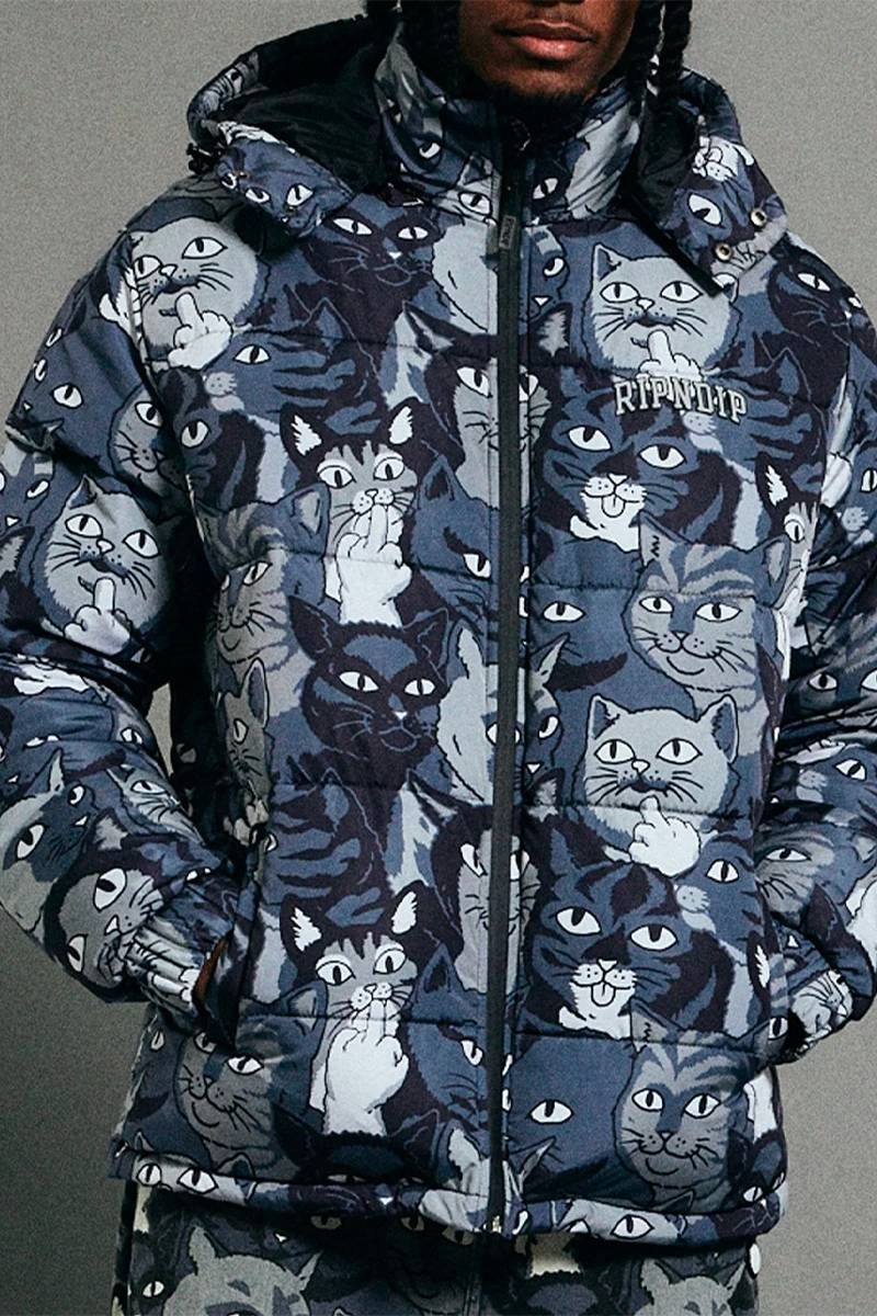 RIPNDIP (bvfBbv) FAMILY TREE PUFFER JACKET