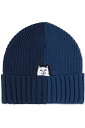 RIPNDIP (リップンディップ) LORD NERMAL SPLIT BEANIE (NAVY/SLATE)