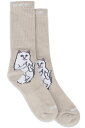 RIPNDIP (リップンディップ)LORD NERMAL SOCKS (WARM GRAY)