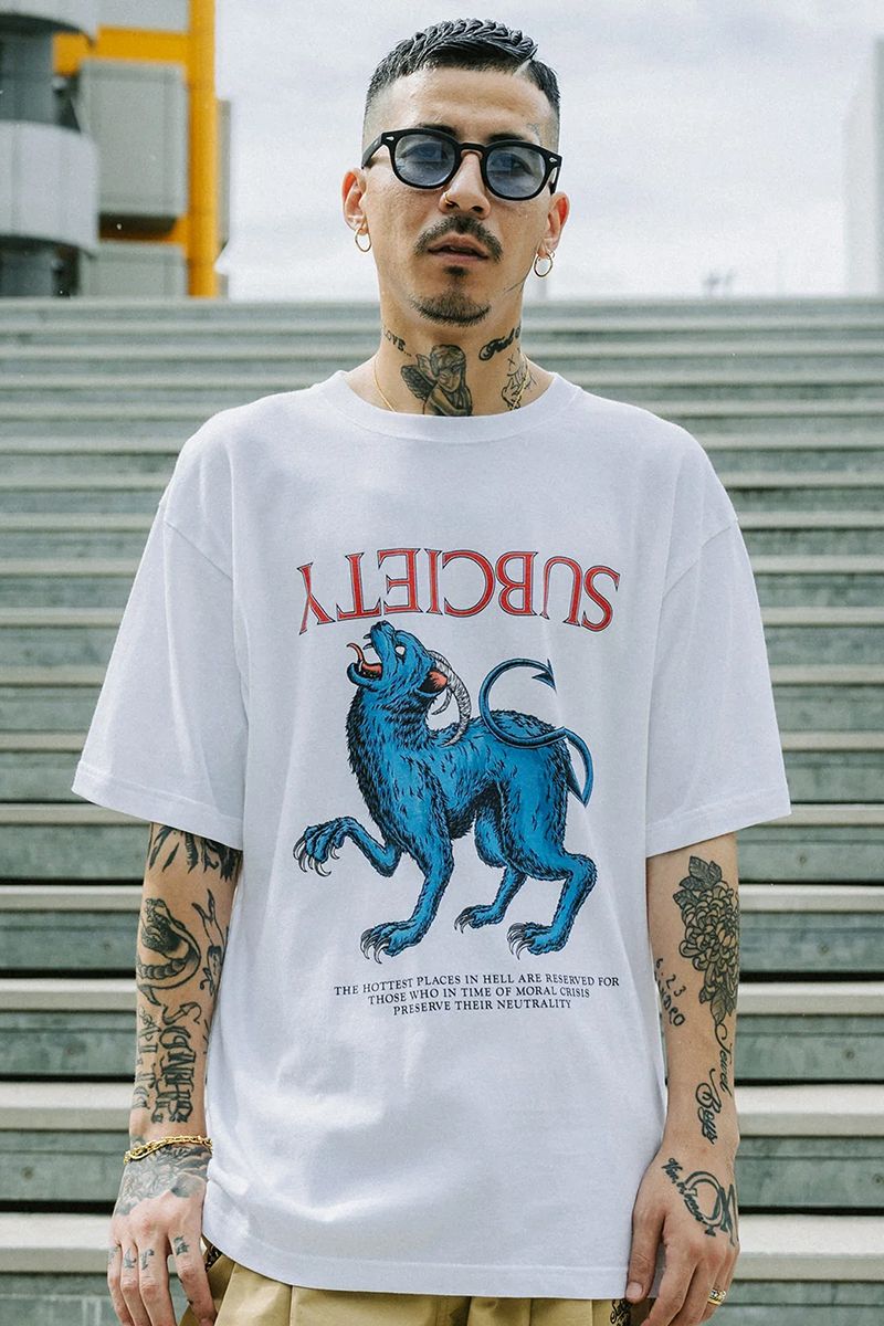 Subciety (TuTGeB) GARGOYLE TEE WHITE