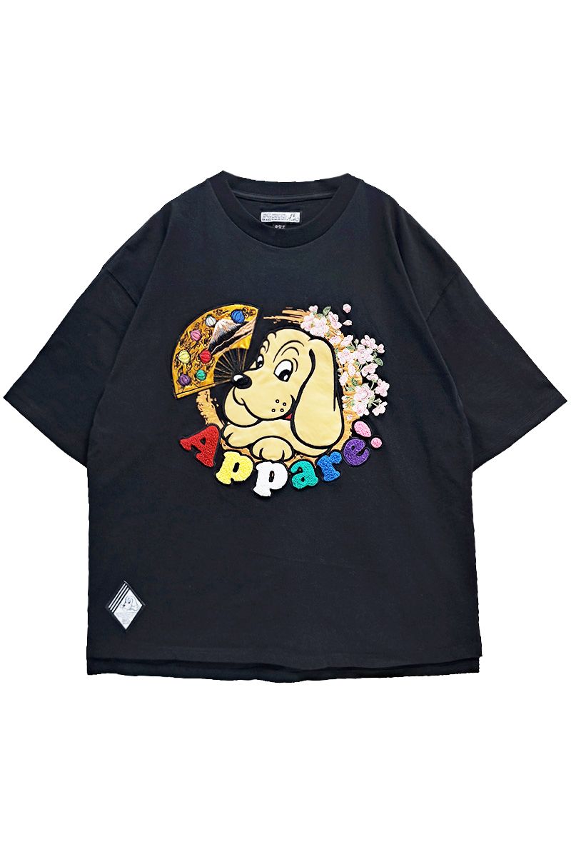 Appare!×GALFY×GEKIROCK CLOTHING コラボ・Tシャツ BLACK