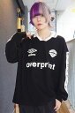 over print（オーバープリント）UMBRO * OVER PRINT GAME SHIRTS BLACK