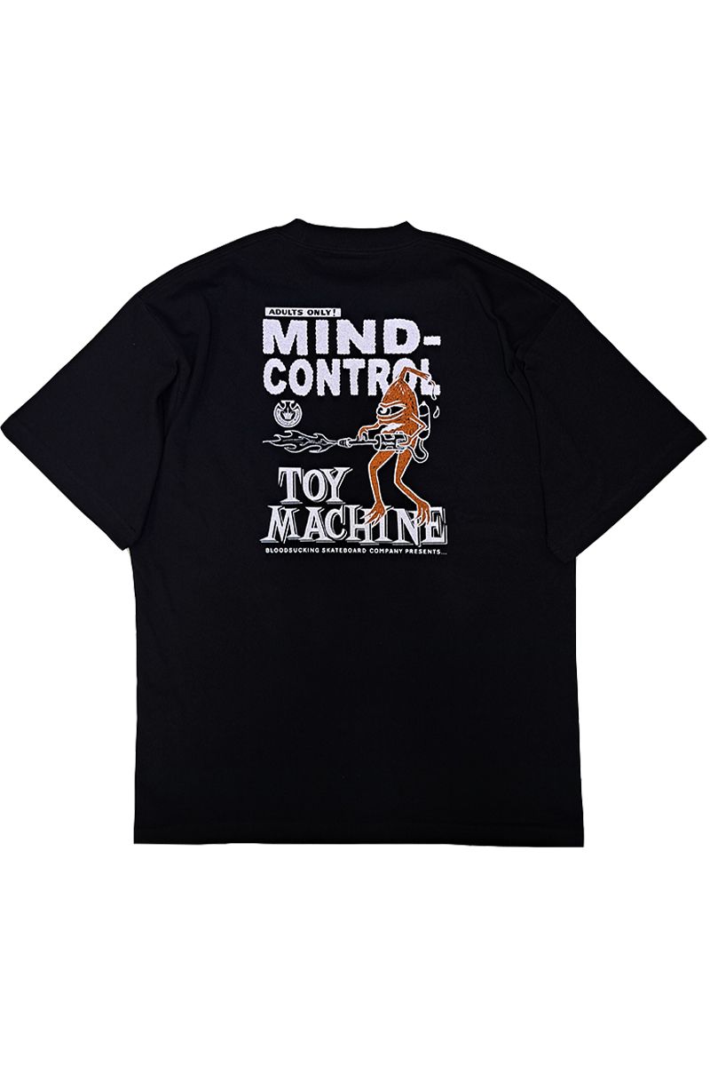 TOY MACHINE (トイマシーン) MIND CONTROL SS TEE BLACK