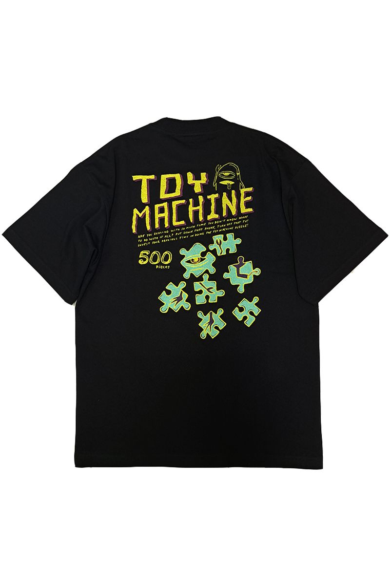 TOY MACHINE (トイマシーン) PUZZLE SS TEE BLACK