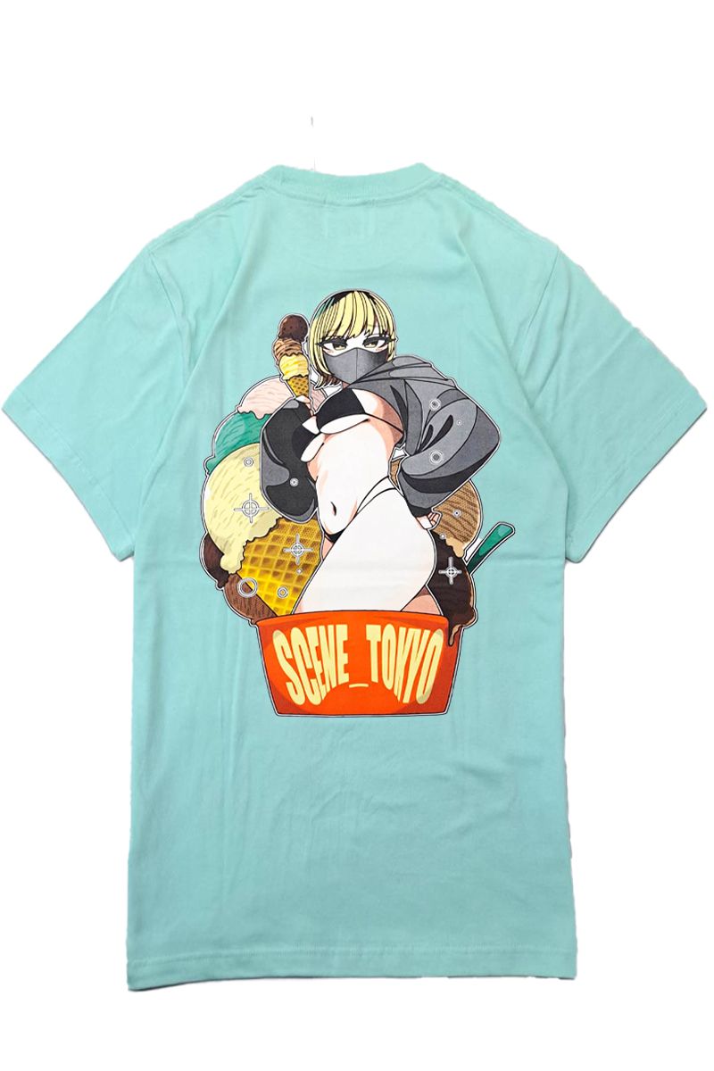 SCENE TOKYO (シーントウキョウ) ice girl Tee (melon)