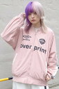 over print (オーバープリント) UMBRO * OVER PRINT MA-1 PINK