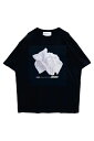 over print (オーバープリント) tissue Tee