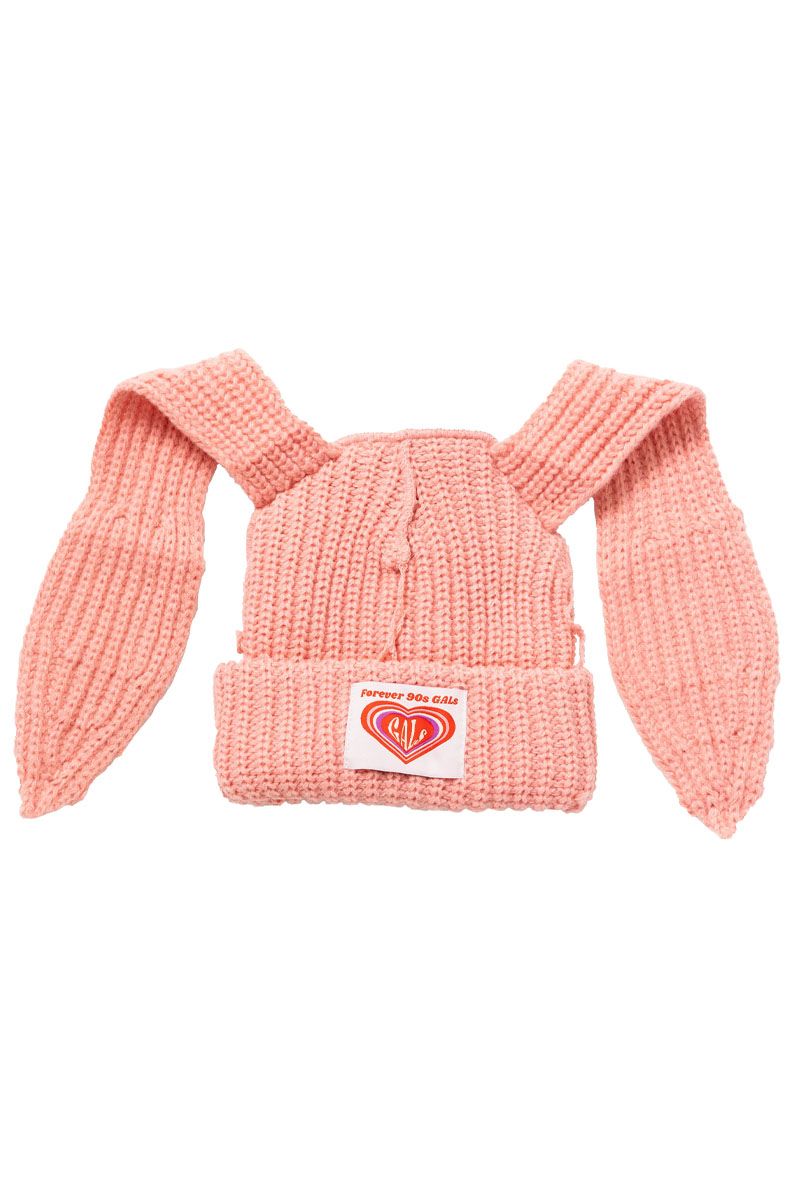 Forever 90s GALs(tH[Go[iCeB[YMY) LOVE GALs Usamimi knit Pink