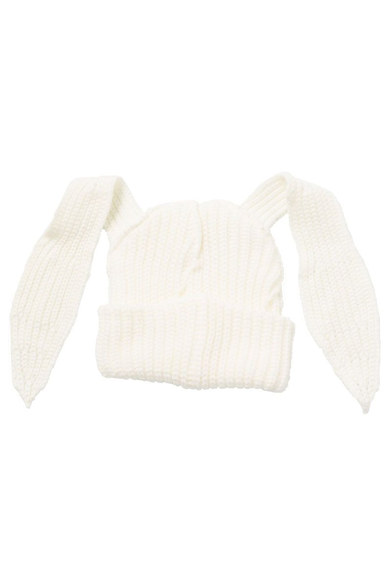 Forever 90s GALs(եСʥƥ륺) LOVE GALs Usamimi knit White