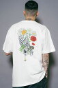 Subciety(サブサエティ) FLOWER PRAYING HANDS TEE WHITE