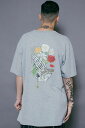 Subciety(サブサエティ) FLOWER PRAYING HANDS TEE GRAY