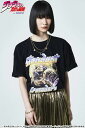 ジョジョの奇妙な冒険xglamb(グラム) Star Platinum T-shirts II Black
