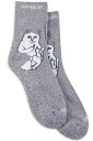 RIPNDIP (リップンディップ) LORD NERMAL MID SOCKS (CHARCOAL HEATHER)