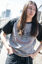 gibous (ギボス) GIBOUS BEE BUTTERFLY RAGLAN T SHIRT GRAY