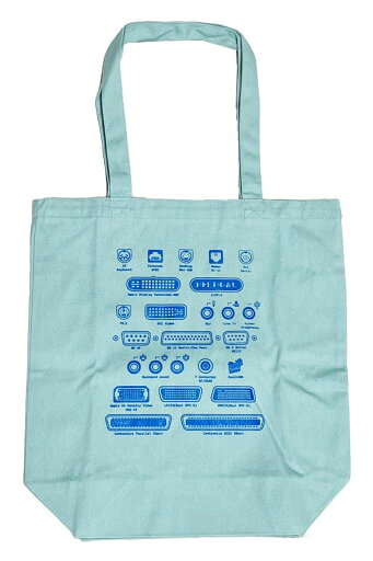 ナードギャルるんるん old PC port tote bag ナードギャルるんるん old PC port tote bag