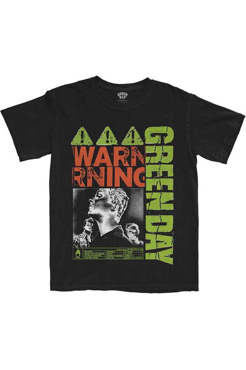 GREEN DAY バンドTシャツ ユニセックス : WARNING