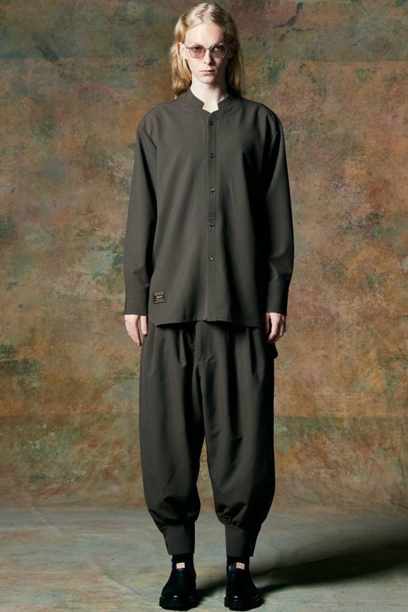 glamb(グラム) GB0424/ST03 : Deformed Shirts Set Up / デフォームシャツセットアップ - Khaki