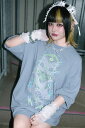 東京13零式(トウキョウイチサンゼロシキ) T-shirt 双蛇 Acid blue