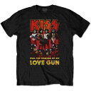 KISS ユニセックスTシャツ: Love Gun Glow
