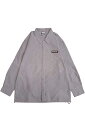 over print (オーバープリント) ARM ZIP SHIRTS ASH GRAY