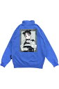 over print (オーバープリント) BAG GIRL Half Zip pullover BLUE