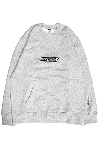 over print (オーバープリント) Rhombus sweatshirts ASH GRAY over print (オーバープリント) Rhombus sweatshirts ASH GRAY