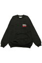 One Drop (ワンドロップ) ふくだ ビールとサウナ?刺繍premium sweat - Black