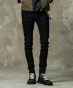 glamb(グラム)GB0324/P15 : Hedi Easy Skinny Pants / エディイージースキニーパンツ - Black