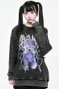 TRAVAS TOKYO (トラバス トーキョー) ピグメント加工クマトレーナー - Purple