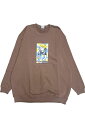 over print (オーバープリント) saneyuki sweatshirts 1 - Brown