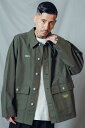 Subciety(サブサエティ) Utility shirt jacket - Olive